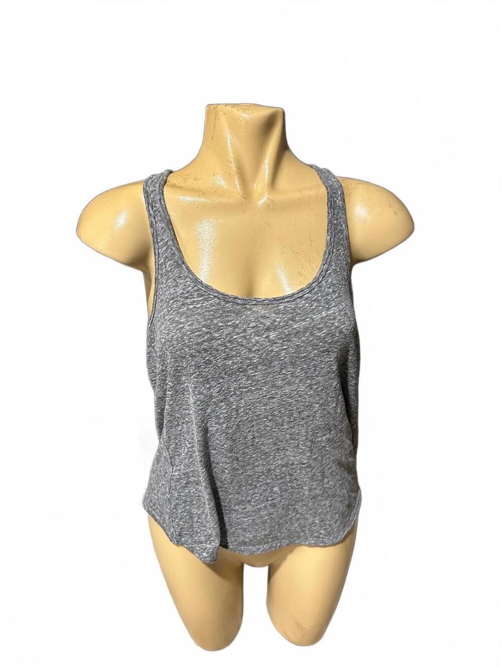 Abercrombie & Fitch Women's Gray Racerback Tank Top, Size M